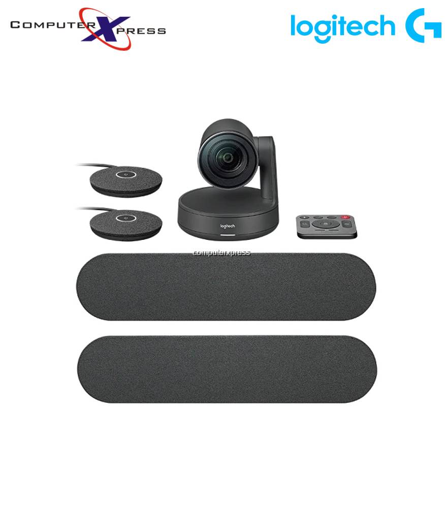 Logitech Rally Plus (1 camera, 2 speaker, 2 mic) + Rally Mounting Kit